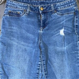 Medium Washed Faded Glory Jeans. Size 6.